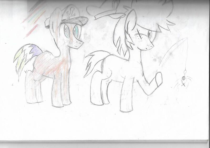 Size: 2338x1654 | Tagged: safe, artist:p_doofs, derpibooru import, oc, earth pony, hat, monochrome, sketch, traditional art