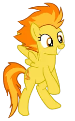 Size: 1076x1733 | Tagged: safe, artist:gmaplay, derpibooru import, spitfire, pegasus, pony, cute, cutefire, simple background, solo, transparent background