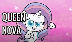 Size: 1280x756 | Tagged: safe, derpibooru import, edit, edited screencap, screencap, potion nova, pony, unicorn, all that jitters, my little pony: pony life, spoiler:pony life, spoiler:pony life s01e15, spoiler:pony life s01e24, bipedal, confident, looking at you, queen nova, solo