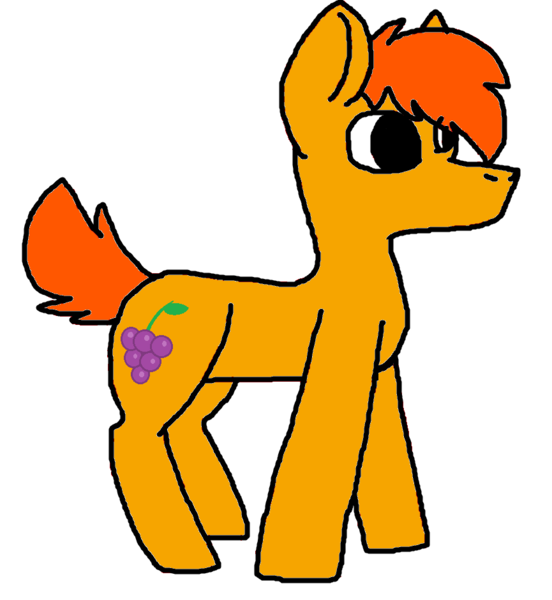 Size: 865x940 | Tagged: safe, derpibooru import, oc, ponified, unofficial characters only, pony, grape, male, simple background, solo, stallion, the duck song, white background