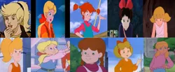 Size: 1416x582 | Tagged: safe, artist:greek1237, derpibooru import, megan williams, care bears, inspector gadget, kiki, kiki's delivery service, kim, penny, pippi longstocking