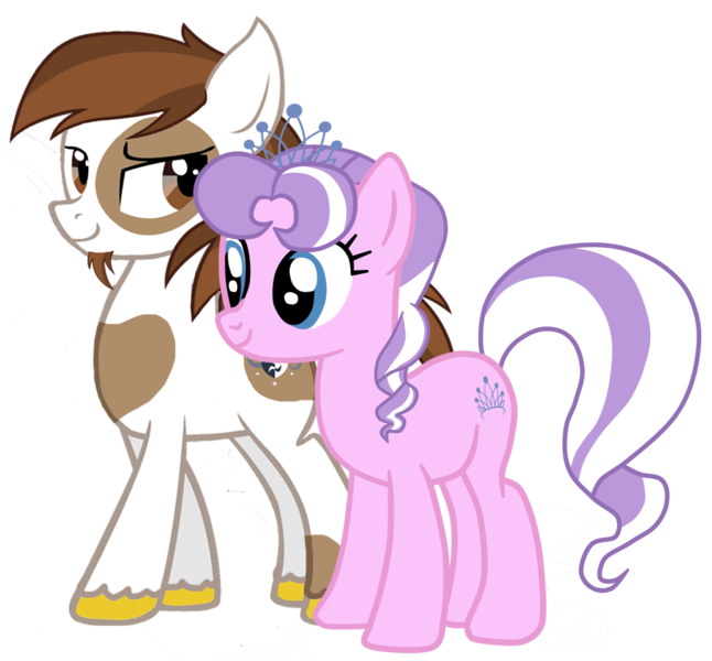 Size: 991x921 | Tagged: safe, artist:dlazerous, artist:equestria-prevails, artist:gmaplay, artist:moongazeponies, artist:ocarina0ftimelord, derpibooru import, edit, vector edit, diamond tiara, pipsqueak, earth pony, pony, the last problem, female, male, older, older diamond tiara, older pipsqueak, piptiara, shipping, simple background, stallion, straight, transparent background, vector