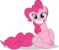 Size: 7241x6174 | Tagged: safe, artist:thatusualguy06, derpibooru import, pinkie pie, earth pony, pony, a trivial pursuit, .svg available, absurd resolution, female, gritted teeth, mare, ponk, simple background, solo, speedpaint available, stuffed, transparent background, vector