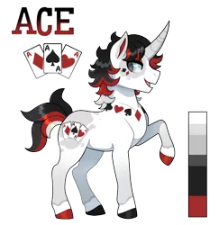 Size: 818x840 | Tagged: safe, artist:lastnight-light, derpibooru import, oc, oc:ace, pony, unicorn, curved horn, horn, male, raised hoof, simple background, solo, stallion, transparent background