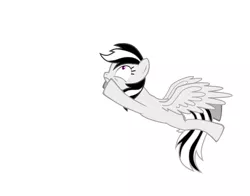 Size: 830x650 | Tagged: safe, artist:emalajiss36, derpibooru import, oc, unofficial characters only, pegasus, pony, pony creator, eyelashes, flying, frown, horn, looking up, pegasus oc, simple background, solo, white background, wings