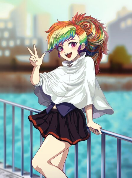 Rainbow Dash Anime version Custom Figure Mod by Sazuko on DeviantArt