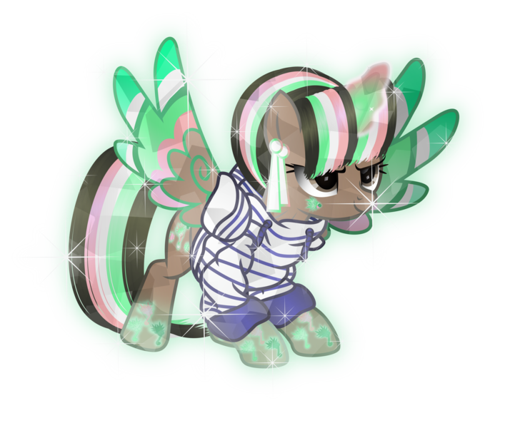 Size: 7000x5880 | Tagged: safe, artist:lincolnbrewsterfan, derpibooru import, oc, oc:nocturnal vision, ponified, unofficial characters only, alicorn, crystal pony, pony, absurd resolution, alicorn oc, alternate design, alternate hairstyle, alternative cutie mark placement, aura, awesome, awesome face, blue, clothes, colored pupils, colored wings, colorful, colors of christmas, crystal, crystalline, crystallized, crystallized pony, determined, determined face, determined look, determined smile, drawstrings, facial cutie mark, female, glow, glowing cutie mark, glowing hair, glowing horn, gradient hooves, gradient mane, gradient tail, gradient wings, green, hoodie, horn, inkscape, large filesize, looking up, magic, mistletoe, music notes, nc-tv, nc-tv:creator ponified, neck line, nocturnal vision's striped hoodie, rainbow power, rainbow power-ified, realistic mane, red, shine, shine like rainbows, shiny, simple background, smiling, solo, sparkles, sparkling, sparkly, standing, striped hoodie, transparent background, vector, wall of tags, white, wing sleeves, wings