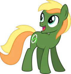 Size: 4000x4191 | Tagged: safe, artist:melisareb, derpibooru import, oc, oc:thatusualguy, unofficial characters only, earth pony, pony, absurd resolution, looking up, male, simple background, solo, stallion, teenager, transparent background, vector