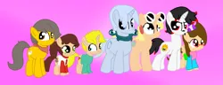 Size: 1797x690 | Tagged: safe, artist:haileykitty69, derpibooru import, oc, oc:hailey kitty, earth pony, pegasus, unicorn, betrayus, butters stotch, crossover, leni loud, lynn loud, pac-man, rhombulus, seymour skinner, south park, star vs the forces of evil, the loud house, the simpsons