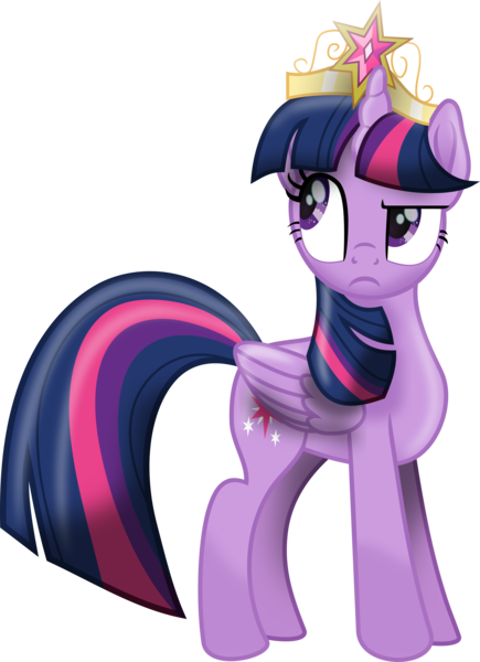 Size: 4030x5554 | Tagged: safe, artist:lincolnbrewsterfan, derpibooru import, twilight sparkle, twilight sparkle (alicorn), alicorn, pony, my little pony: the movie, princess twilight sparkle (episode), .svg available, big crown thingy, element of magic, female, jewelry, movie accurate, moviefied, regalia, simple background, solo, svg, transparent background, vector