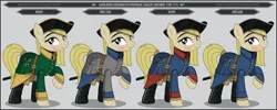 Size: 1280x512 | Tagged: safe, artist:brony-works, derpibooru import, earth pony, pony, clothes, female, hat, mare, solo, sweden, uniform