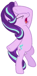 Size: 7000x14400 | Tagged: safe, artist:tardifice, derpibooru import, starlight glimmer, pony, unicorn, the beginning of the end, absurd resolution, bipedal, drama queen, eyes closed, facehoof, open mouth, simple background, solo, standing, standing on one leg, transparent background, vector