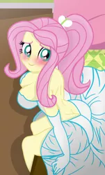 Size: 1000x1653 | Tagged: source needed, suggestive, artist:grapefruitface1, artist:uzzi-ponydubberx, derpibooru import, fluttershy, equestria girls, adorasexy, ass, base used, beautiful, beautisexy, big breasts, blushing, breasts, bride, busty fluttershy, butt, buttcrack, clothes, cute, dress, evening gloves, female, flutterbutt, fluttershy's bedroom, gloves, long gloves, looking at you, looking up, looking up at you, sexy, shyabetes, solo, solo female, trace, wedding dress
