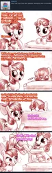 Size: 792x2609 | Tagged: suggestive, artist:jaxonian, derpibooru import, apple bloom, cozy glow, sweetie belle, earth pony, pony, unicorn, ask fapplebloom, a better ending for cozy, alternate cutie mark, ask, butt, chest, comic, fapplebloom, female, filly, implied rape, implied sex toy, monochrome, statue, sweetie butt, this will not end well, traditional art, tumblr