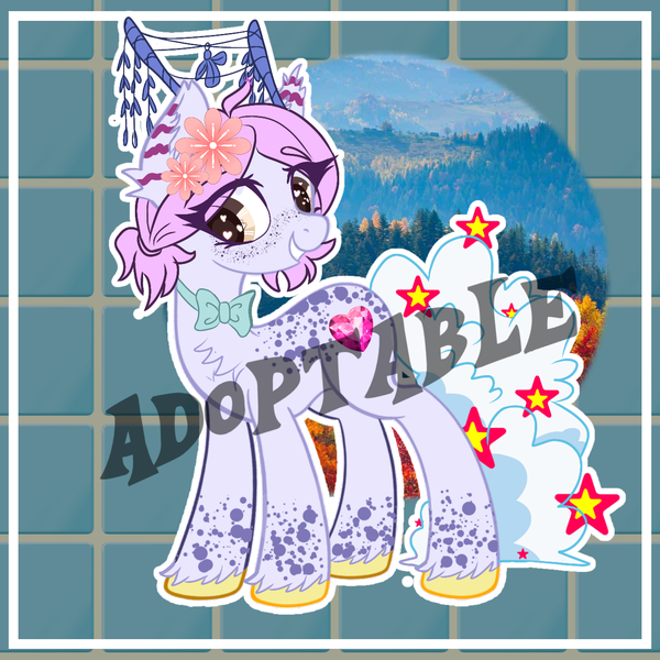 Size: 1300x1300 | Tagged: safe, artist:cookie_raccoon2, derpibooru import, oc, pegasus, pony, adoptable, pegaso, sale