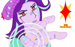 Size: 961x600 | Tagged: safe, artist:redinstar, derpibooru import, starlight glimmer, equestria girls, communism, crossover, hammer, hammer and sickle, hat, johnny joestar, jojo, jojo's bizarre adventure, parody, sickle, stalin glimmer, steel ball run, tusk