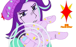 Size: 961x600 | Tagged: safe, artist:redinstar, derpibooru import, starlight glimmer, equestria girls, hat, johnny joestar, jojo, jojo's bizarre adventure, steel ball run, tusk