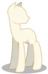 Size: 1035x1600 | Tagged: safe, artist:amgiwolf, derpibooru import, oc:nopony, pony, looking back, mannequin, simple background, solo, transparent background