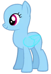 Size: 413x598 | Tagged: safe, artist:shiibases, derpibooru import, oc, unofficial characters only, pegasus, pony, bald, base, eyelashes, pegasus oc, simple background, smiling, solo, transparent background, wings