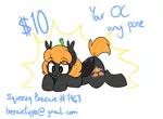 Size: 950x694 | Tagged: safe, artist:breezietype, derpibooru import, oc, oc:pumpkin batch, unofficial characters only, bat pony, advertisement, commission info