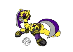 Size: 1414x1000 | Tagged: suggestive, artist:dice-warwick, derpibooru import, oc, oc:sizzle cymbal, cyborg, original species, pony, fallout equestria, bedroom eyes, clothes, cybernetic frog (hoof), cybernetic legs, dock, dock piercing, ear piercing, fallout equestria: scout sizzle cymbal, horn, leopard print, mirage pony, missing wing, panties, piercing, presenting, prosthetic eye, prosthetics, raised tail, small horn, small wings, solo, tail, underwear, wings