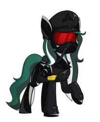 Size: 1400x1698 | Tagged: safe, artist:moonatik, derpibooru import, oc, oc:messer, unofficial characters only, pegasus, pony, clothes, commission, epaulettes, female, german empire, hat, jacket, latex, leather jacket, mare, peaked cap, pegasus oc, rubber drone, solo, wings