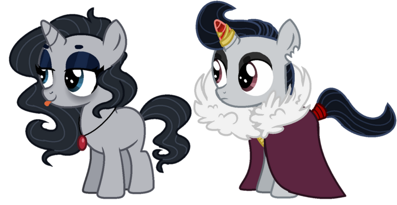 Size: 1280x662 | Tagged: safe, artist:venomous-cookietwt, derpibooru import, oc, unofficial characters only, pony, unicorn, female, filly, magical lesbian spawn, offspring, parent:chancellor neighsay, parent:king sombra, simple background, transparent background