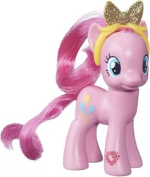 Size: 482x565 | Tagged: artist needed, source needed, safe, derpibooru import, pinkie pie, brushable, cutie mark, headband, solo, toy