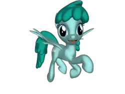 Size: 1200x900 | Tagged: safe, artist:nintenblock64, derpibooru import, spring melody, sprinkle medley, pegasus, pony, pony creator, 3d, 3d pony creator, cloud, cutie mark, female, flying, hooves, hooves up, mare, open mouth, ponylumen, pose, raincloud, simple background, spread wings, transparent background, wings