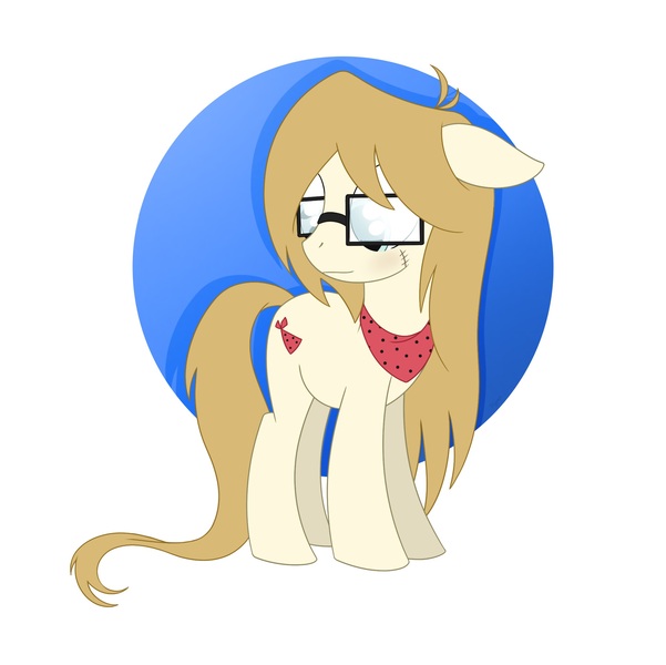 Size: 2051x2048 | Tagged: safe, artist:dyonys, derpibooru import, oc, oc:cocodrillo, earth pony, pony, clothes, female, glasses, mare, scar, scarf