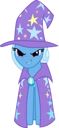 Size: 3000x6417 | Tagged: safe, artist:jeatz-axl, derpibooru import, trixie, pony, unicorn, cape, clothes, female, hat, mare, simple background, solo, transparent background, trixie's cape, trixie's hat, vector