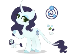 Size: 3500x2500 | Tagged: safe, artist:magicuniclaws, derpibooru import, oc, hybrid, pony, unicorn, female, interspecies offspring, mare, offspring, parent:discord, parent:rarity, parents:raricord, simple background, solo, transparent background