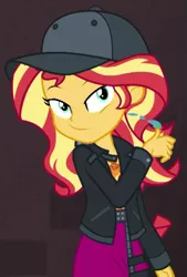 Size: 403x596 | Tagged: safe, derpibooru import, screencap, sunset shimmer, display of affection, equestria girls, equestria girls series, cropped, flanksy, solo