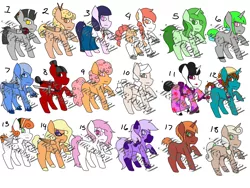 Size: 2048x1536 | Tagged: safe, artist:mintymelody, derpibooru import, oc, earth pony, pegasus, pony, unicorn, adoptable, adopts for sale, for sale, open adopt