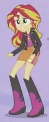 Size: 400x993 | Tagged: safe, derpibooru import, screencap, sunset shimmer, equestria girls, my past is not today, cropped, solo