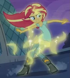 Size: 517x580 | Tagged: safe, derpibooru import, screencap, sunset shimmer, equestria girls, my past is not today, cropped, solo