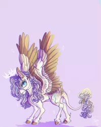 Size: 2160x2708 | Tagged: safe, artist:pegasus004, derpibooru import, oc, pegasus, pony, cloven hooves, colored hooves, colored wings, colored wingtips, dappled, leonine tail, male, solo, tail feathers, unshorn fetlocks, wings