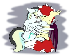 Size: 3000x2312 | Tagged: safe, artist:aaathebap, derpibooru import, oc, oc:aaaaaaaaaaa, oc:swifty breeze, unofficial characters only, pegasus, duo, hug, nuzzles, nuzzling, simple background, snuggling, transparent background