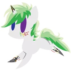 Size: 1280x1281 | Tagged: safe, artist:captshowtime, derpibooru import, part of a set, oc, oc:techno muse, unofficial characters only, cyborg, pony, unicorn, broken horn, chibi, commission, cute, horn, icon, robotic, simple background, solo, transparent background, ych result, your character here