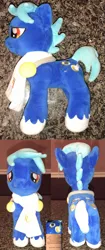 Size: 1943x4636 | Tagged: safe, derpibooru import, oc, oc:hoof beatz, bronycon, bronycon 2016, clothes, photo, plushie, scarf