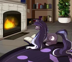 Size: 622x534 | Tagged: safe, artist:renka2802, derpibooru import, oc, pony, digital art, fireplace, male, my little pony, pixel art, room, solo