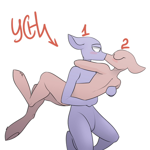 Size: 5120x5120 | Tagged: safe, derpibooru import, pony, auction, couple, kissing, love, ych advertisement, ych sketch