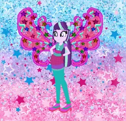 Size: 736x707 | Tagged: safe, artist:selenaede, artist:user15432, derpibooru import, starlight glimmer, fairy, human, equestria girls, alternate hairstyle, barely eqg related, base used, boots, clothes, cosmix, crossover, fairy wings, fairyized, gloves, hands on hip, high heel boots, high heels, leggings, ponied up, rainbow s.r.l, shoes, stars, wings, winx, winx club, winxified