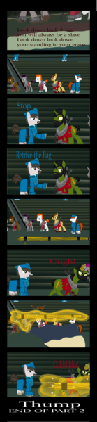 Size: 3852x16656 | Tagged: artist:vector-brony, comic, derpibooru import, les miserables, oc, safe, singing, unofficial characters only