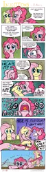 Size: 5044x18734 | Tagged: absurd resolution, artist:redapropos, comic, dentist, derpibooru import, do not want, fluttershy, mouth hold, pinkie pie, safe, scared, tail, tail pull, trypanophobia