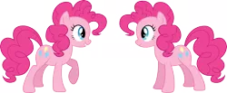 Size: 19578x8077 | Tagged: safe, artist:djdavid98, artist:intbrony, derpibooru import, pinkie pie, pony, too many pinkie pies, .ai available, .svg available, absurd resolution, clone, multeity, pinkie clone, simple background, transparent background, vector