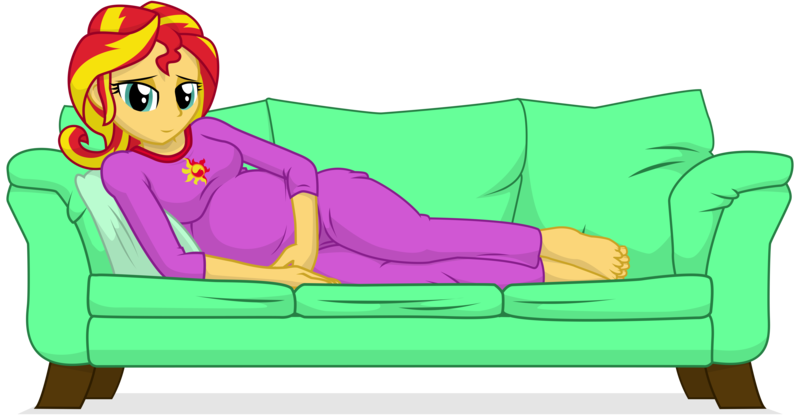 Size: 16200x8400 | Tagged: safe, artist:xniclord789x, derpibooru import, sunset shimmer, equestria girls, absurd resolution, barefoot, belly, big belly, clothes, draw me like one of your french girls, feet, female, image, looking at you, mama sunset, pajamas, png, pregnant, sensibly-proportioned pregnancy, simple background, solo, sunset preggers, transparent background