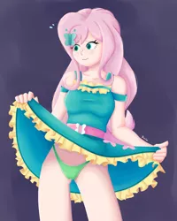 Size: 1600x2000 | Tagged: suggestive, artist:biocrine, derpibooru import, fluttershy, equestria girls, clothes, image, kotobukiya fluttershy, png, shy, simple background