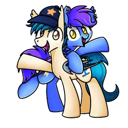 Size: 1240x1240 | Tagged: safe, artist:sugar morning, derpibooru import, oc, oc:evening lily, oc:moonshot, bat pony, derpibooru community collaboration, 2021 community collab, bat pony oc, bat wings, cute, image, png, smiling, wings