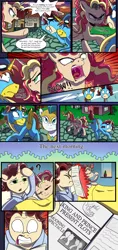 Size: 1800x3800 | Tagged: safe, author:bigonionbean, derpibooru import, oc, oc:heartstrong flare, oc:king calm merriment, oc:queen motherly morning, alicorn, earth pony, pony, comic:of flanks and foolery, alicorn oc, armor, background pony, bedroom, blushing, butt, canterlot, castle, clothes, comic, commissioner:bigonionbean, cowboy hat, crystal empire, cutie mark, drunk, embarrassed, female, flank, freckles, fusion, fusion:heartstrong flare, fusion:king calm merriment, fusion:queen motherly morning, glasses, hat, horn, husband and wife, image, large butt, magic, male, mare, mooning, newspaper, outdoors, paper, plot, png, royal guard, royal guard armor, shock, shocked, shocked expression, slap, sleeping, stallion, stetson, store, thicc ass, uniform, wings, wonderbolts uniform, yelling